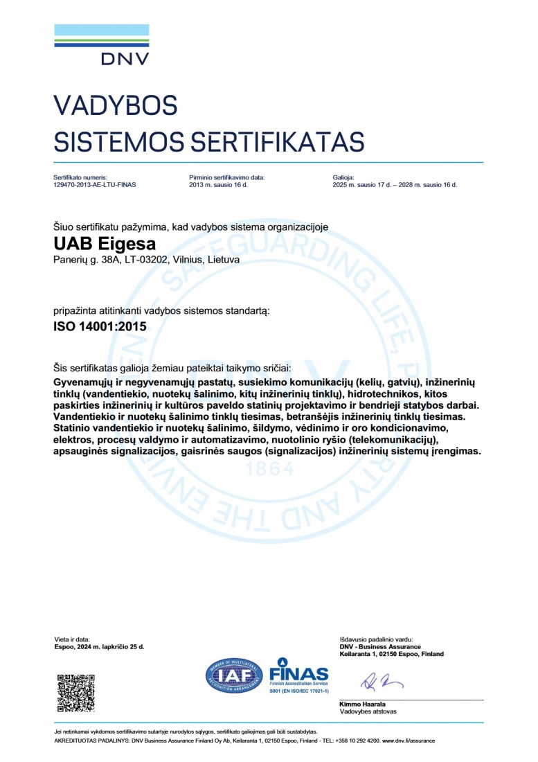 ISO 14001:2015 - LT