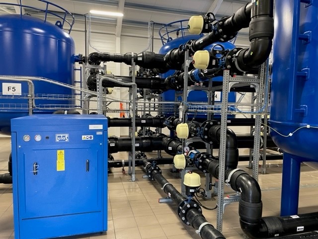 Pasvalio miesto vandens gerinimo įrenginių statyba