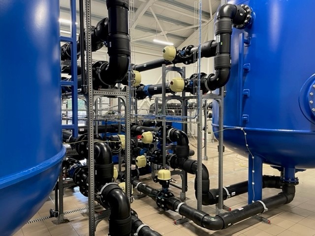 Pasvalio miesto vandens gerinimo įrenginių statyba