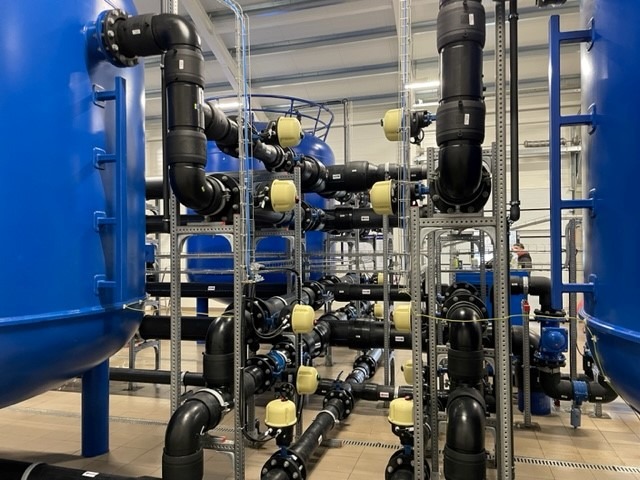 Pasvalio miesto vandens gerinimo įrenginių statyba